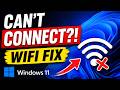 Can’t Connect To This Network Windows 11 Fix