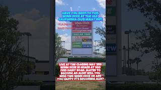 LIVE at the CLOSING MAY 3rd WINN DIXIE at 980 IVES DAIRY Road in Miami, Not Much Left Here!!