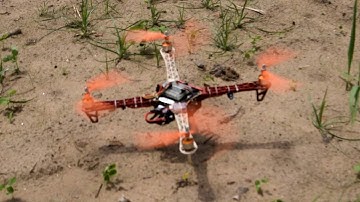 MY HOME MADE DRONE FIRST FLIGHT