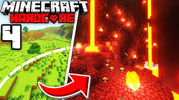 I Transformed The OVERWORLD Into The NETHER In Minecraft Hardcore! (#4)
