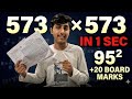 How I Scored 99+ in maths class 10 [ vedic maths tricks ]