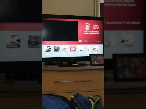 Panasonic Flat Screen Tv At The Red Roof Inn Tucson South Airport