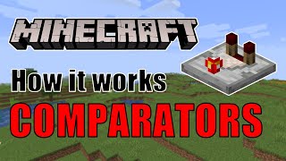 Minecraft 1.17 Redstone Basics Series | The Comparator | How it Works