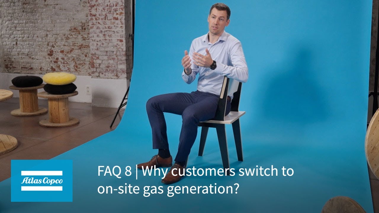 Atlas Copco | FAQ 8 | Why customers switch to on-site gas generation?