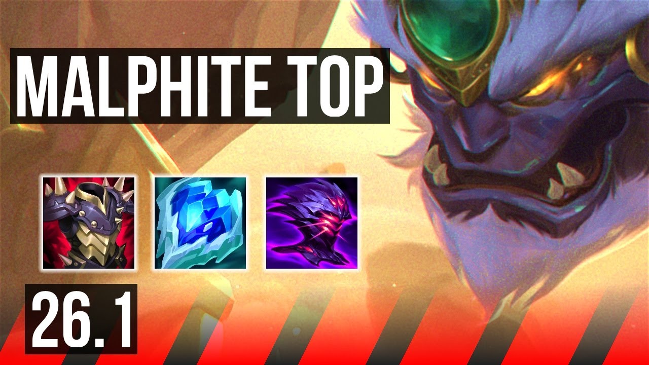 MALPHITE vs TRUNDLE (TOP) | 56K damage | EUNE Master | 26.1