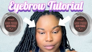 New Benefit Goof Proof Powder Review | How I Do My Eyebrows Tutorial for Beginners!