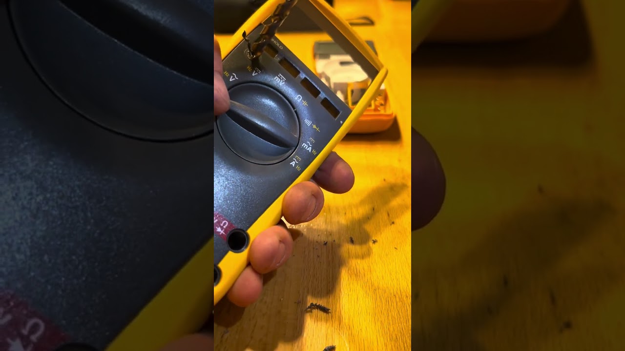 Fluke 175 true rms backlight hack 