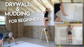 Drywall &amp; Mudding For Beginners | Free Cheat Sheet