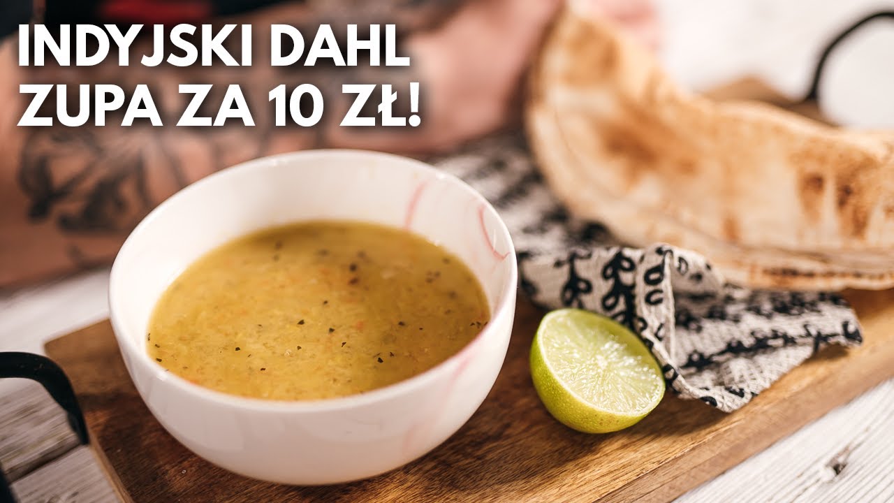 INDYJSKA ZUPA DHAL - cały garnek za 10 zł! | Wyzwanie WegeTuba