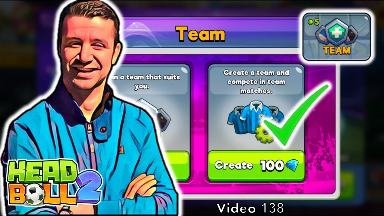 Create Head Ball 2 Teams | Head Ball 2 Team Season