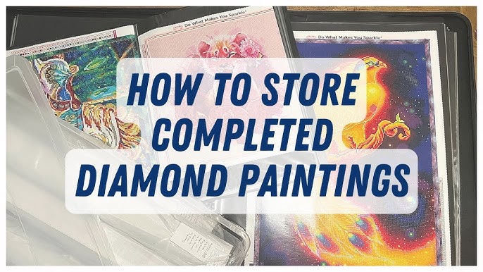How To Section Your Diamond Painting Canvas with Washi Tape/Release Papers  