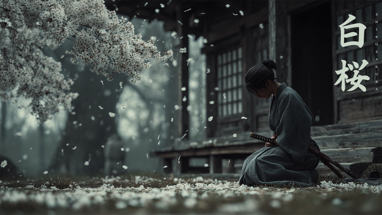 SHIROSAKURA（白桜）— Japanese Zen Music of White Blossoms in Still Silence