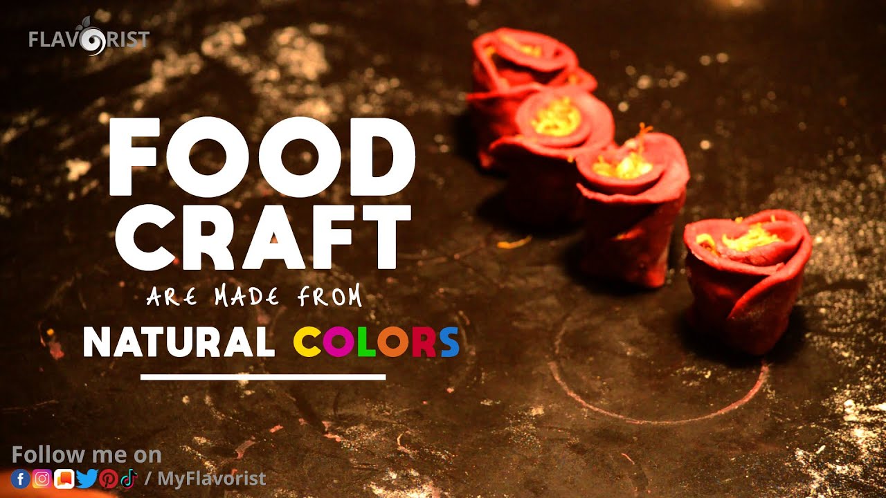 Food crafts are made from natural colors by Flavorist