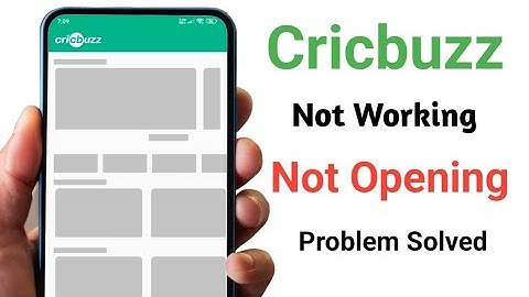 How to Fix Cricbuzz Not Working Problem || Cricbuzz Not Opening Problem || Cricbuzz App Not Working