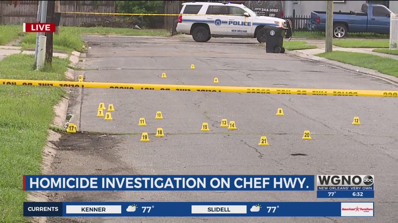 New Orleans police on scene of active homicide investigation - YouTube
