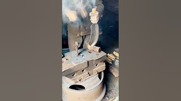 cool skill of installing machete handle #shorts