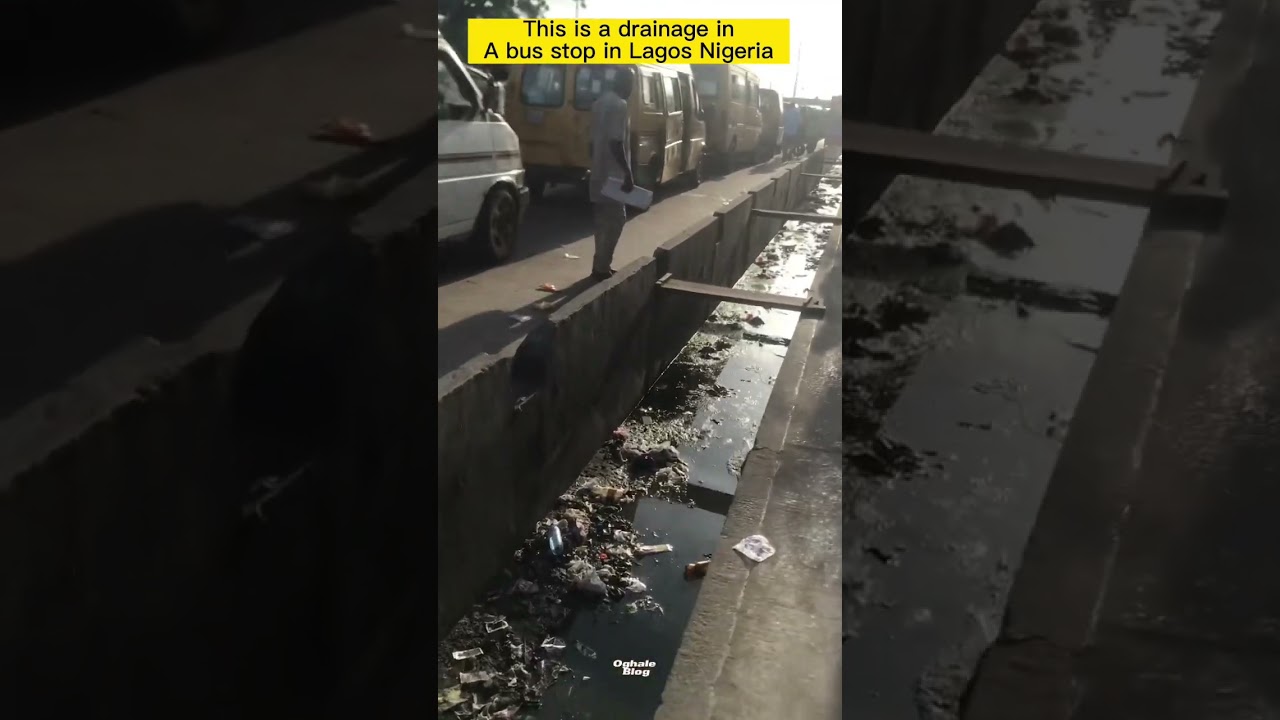 This is what a drainage look like in some parts of lagos Nigeria