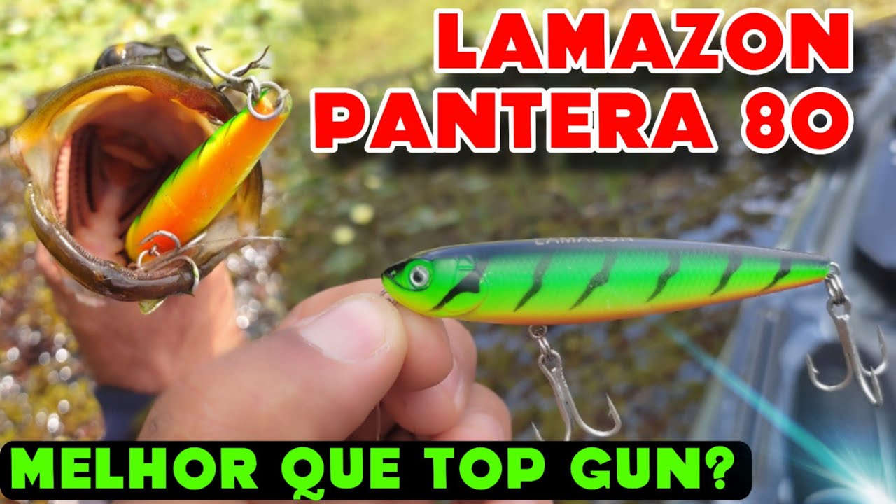 Essa isca vai tirar onda nessa temporada!!! LAMAZON PANTERA 80 