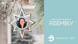 SVG File - Star Photo Ornament - Assembly Tutorial (For Cricut, Silhouette, and ScanNCut)