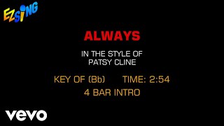 Patsy Cline - Always (Karaoke EZ Sing) Wealth