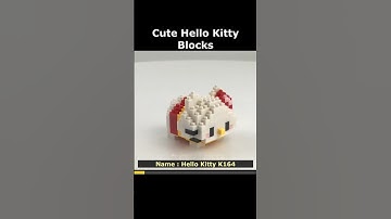 Hello Kitty K164 Mini Blocks Preview #lego #brick #miniblock #nanoblock
