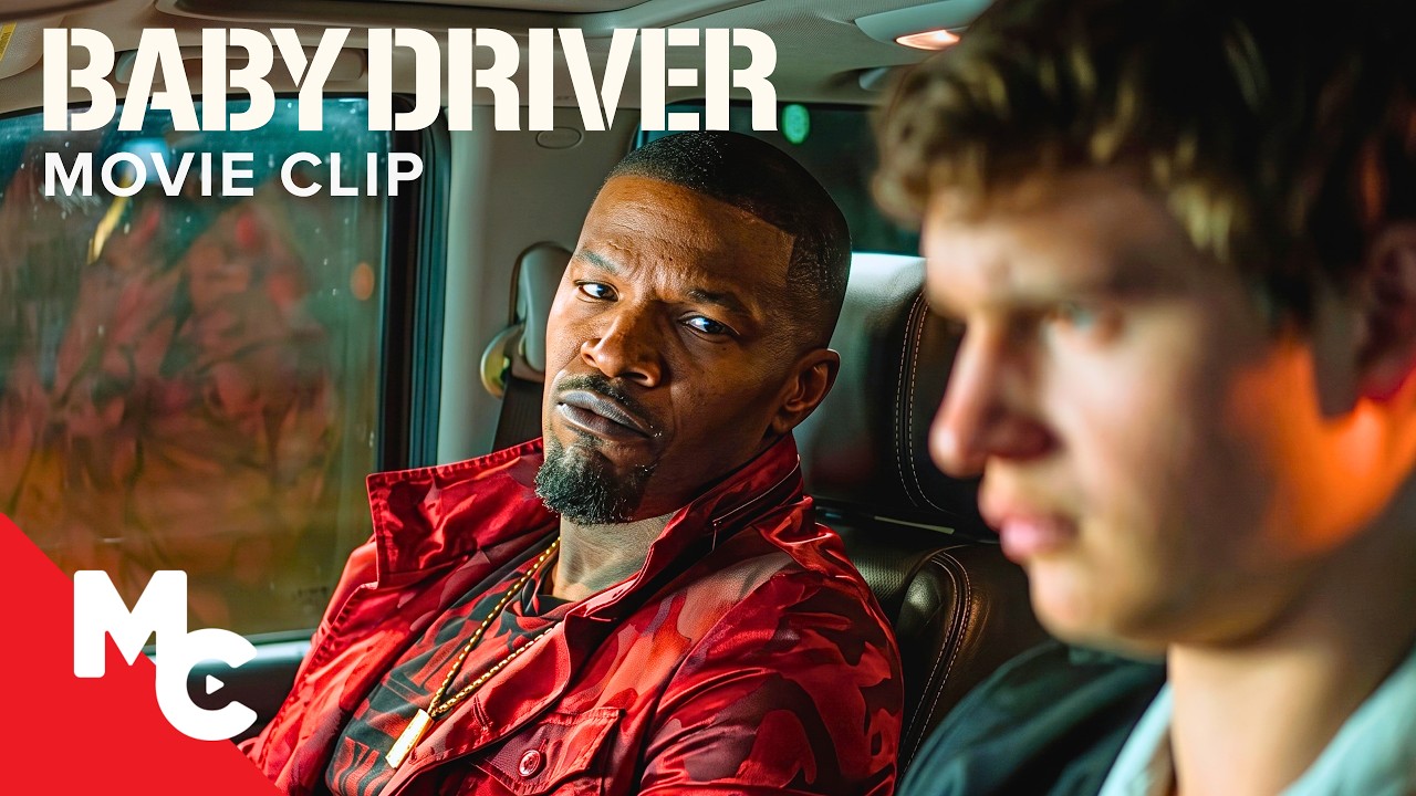 Jamie Foxx Interrogated This Getaway Driver | Baby Driver Clip | Ansel Elgort Baby Driver Clip