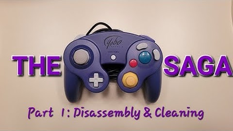 The Gamecube Controller Saga Part 1: Disassembly & Cleaning 