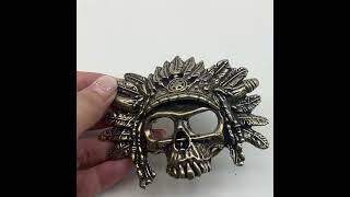 Solid Copper Casted Buckle Solid Brass Buckle Leather Belt Buckle T808S.mp4