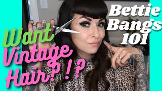 Bettie Bangs 101 Cut Style Tips Tricks Celebrity Hairstylist Makeup Artist