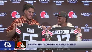 Spencer Feno and KC get introduced to Cleveland Browns