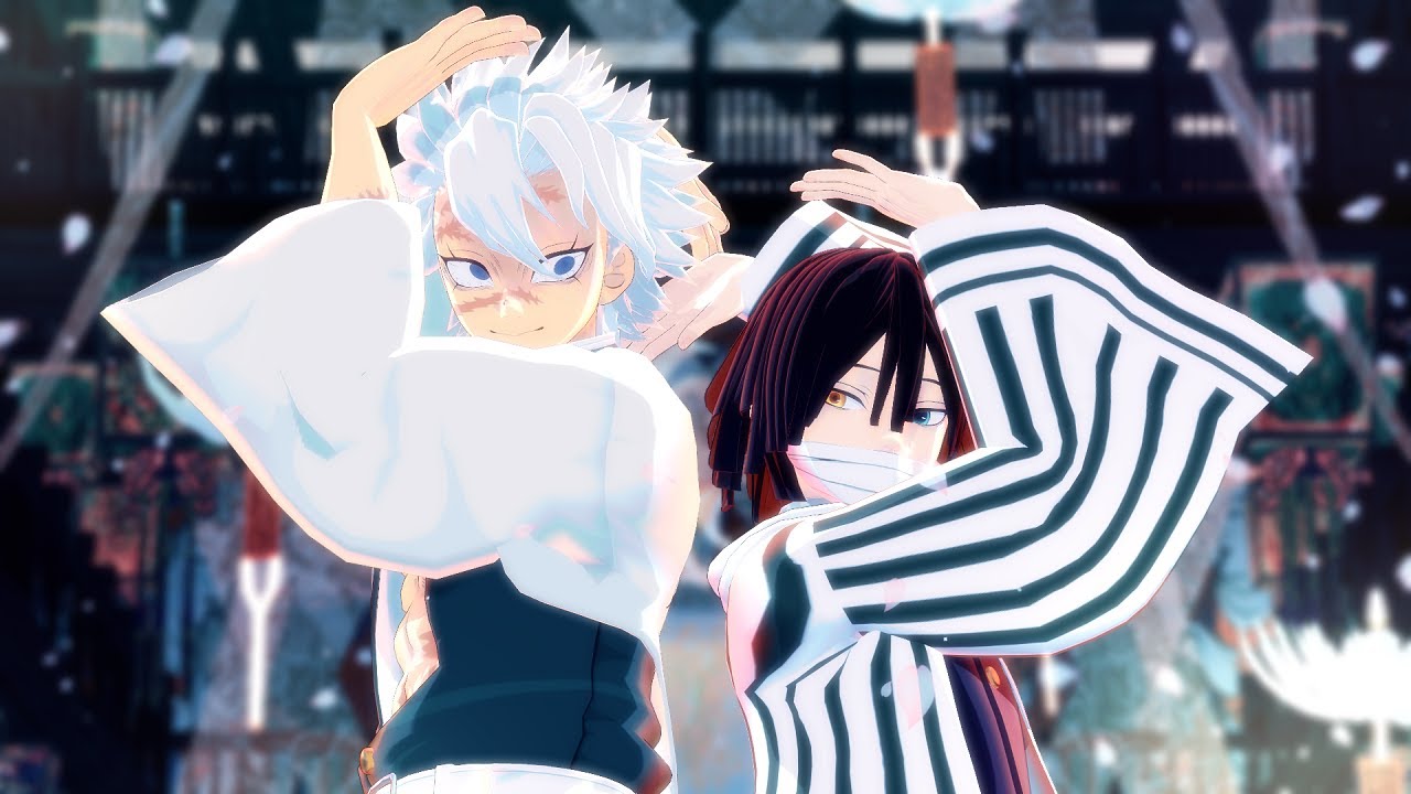 【#鬼滅のMMD】Naughty【不死川実弥･伊黒小芭内】