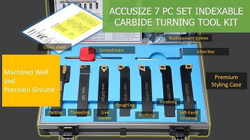 Benefits and Tips of 7 Piece Set Indexable Carbide Lathe Turning Tool Kit