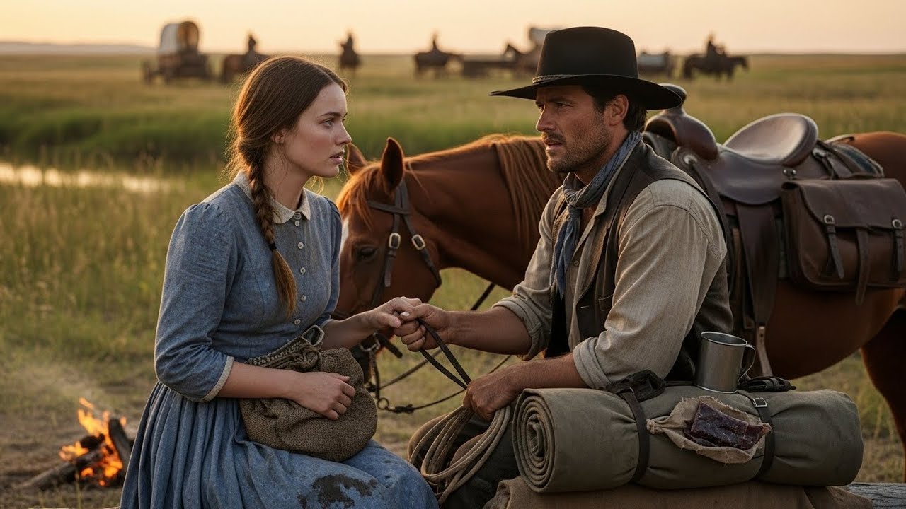 She Was Stranded When The Wagon Train Left Without Her, A Cowboy Turned Back To Find Her