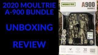 2020 MOULTRIE 900 BUNDLE UNBOXING/REVIEW
