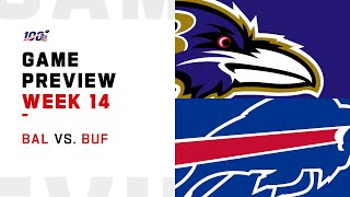 Full Baltimore Ravens vs Buffalo Bills Week 14 NFL Game Preview Guide