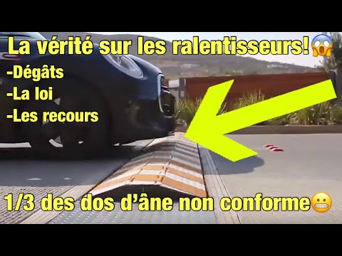 Les conséquences néfastes des ralentisseurs "Dos d'âne" sur votre voiture!😬