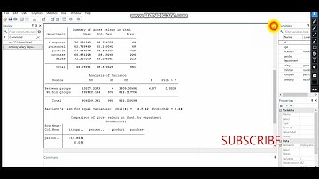 How to do ANOVA in STATA and interpret result ( Amharic tutorial)
