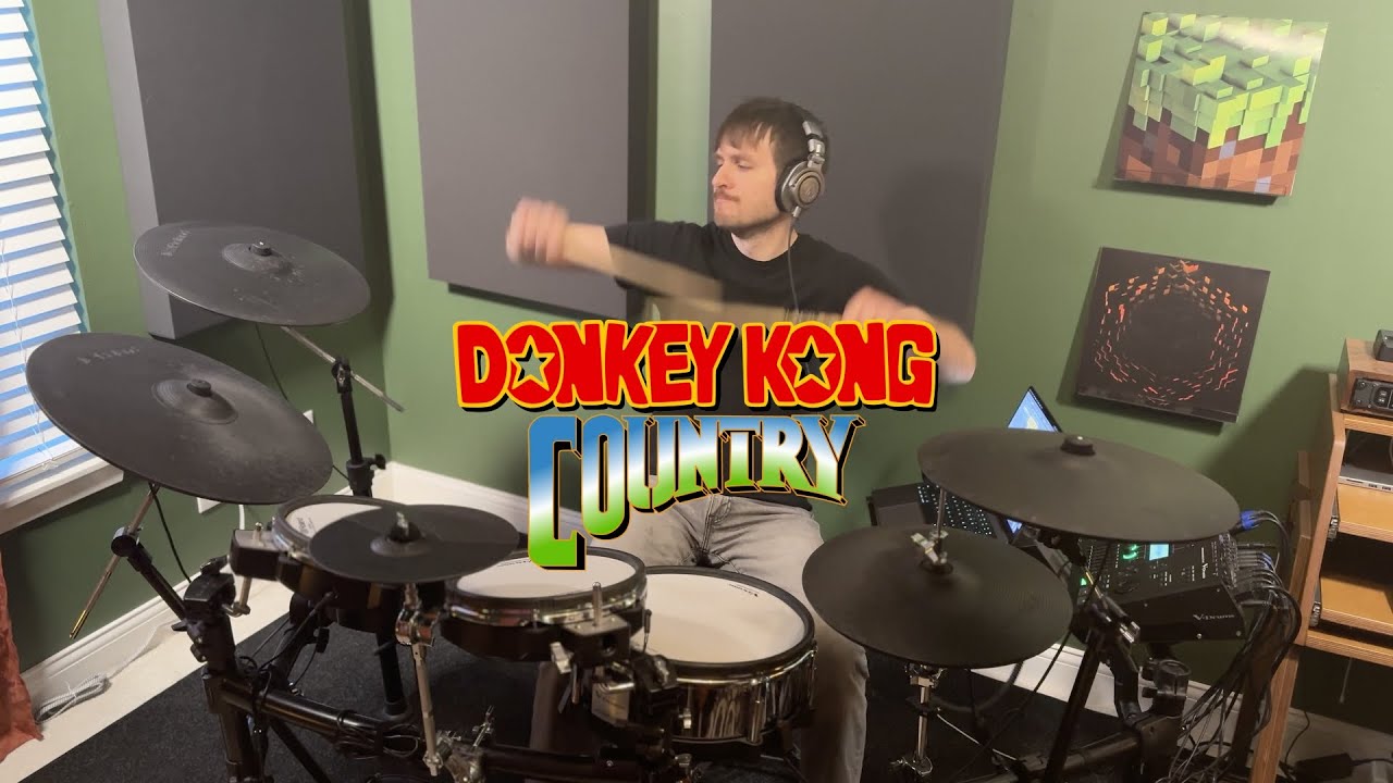 Aquatic Ambience - Donkey Kong Country (Drum Cover)