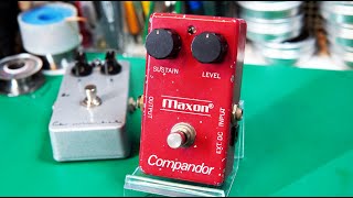 【エフェクター修理】MAXON Compandor 初動ミスで遠回り