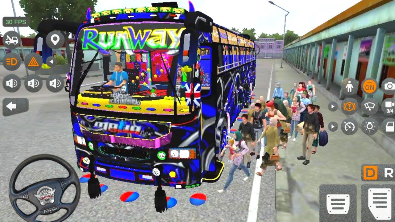 💥Bus Simulator Indonesia Best Lighting New Map Mod Bukittinggi Gaming Video's
