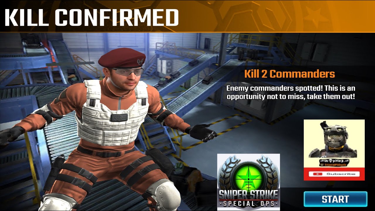 Campaign zone 10 Airport machine gun mission #4 kill confirmed sniper strike : special ops