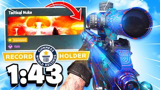 WORLDS FASTEST SNIPING ONLY TACTICAL NUKE ️ 1:43 - (MODERN WARFARE BEST NUKE)