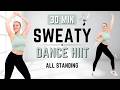 30 MIN SWEATY DANCE HIIT No Jumping Cardio Workout All Standing Full Body Fat Burn 