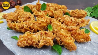 KFC Style Crispy Chicken Strips | Fried Chicken | Tenders | Zinger Strips |  Spicy Chicken Fingers