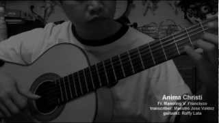 Vignette de la vidéo "Anima Christi - Fr. M. V. Francisco (arr. Jose Valdez) Solo Classical Guitar"