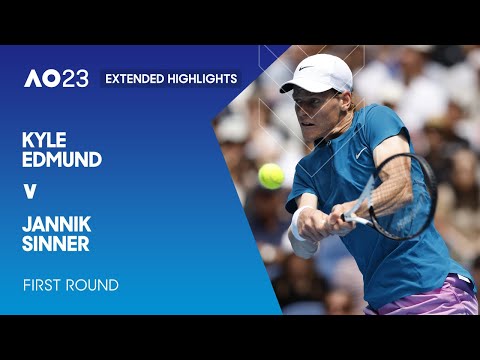 Kyle edmund v jannik sinner extended highlights | australian open 2023 first round