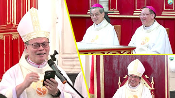 💥Lời chúc "DÍ DỎM" của ĐỨC TGM NGUYỄN CHÍ LINH chúc mừng ĐỨC CHA VINHSƠN NGUYỄN VĂN BẢN Gp.Hải Phòng