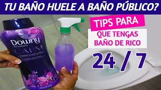 ✅ Cómo quitarle el OLOR A ORIN  a MÍ BAÑO fácil y rápido? / TU BAÑO PERFUMADO TODO EL AÑO!