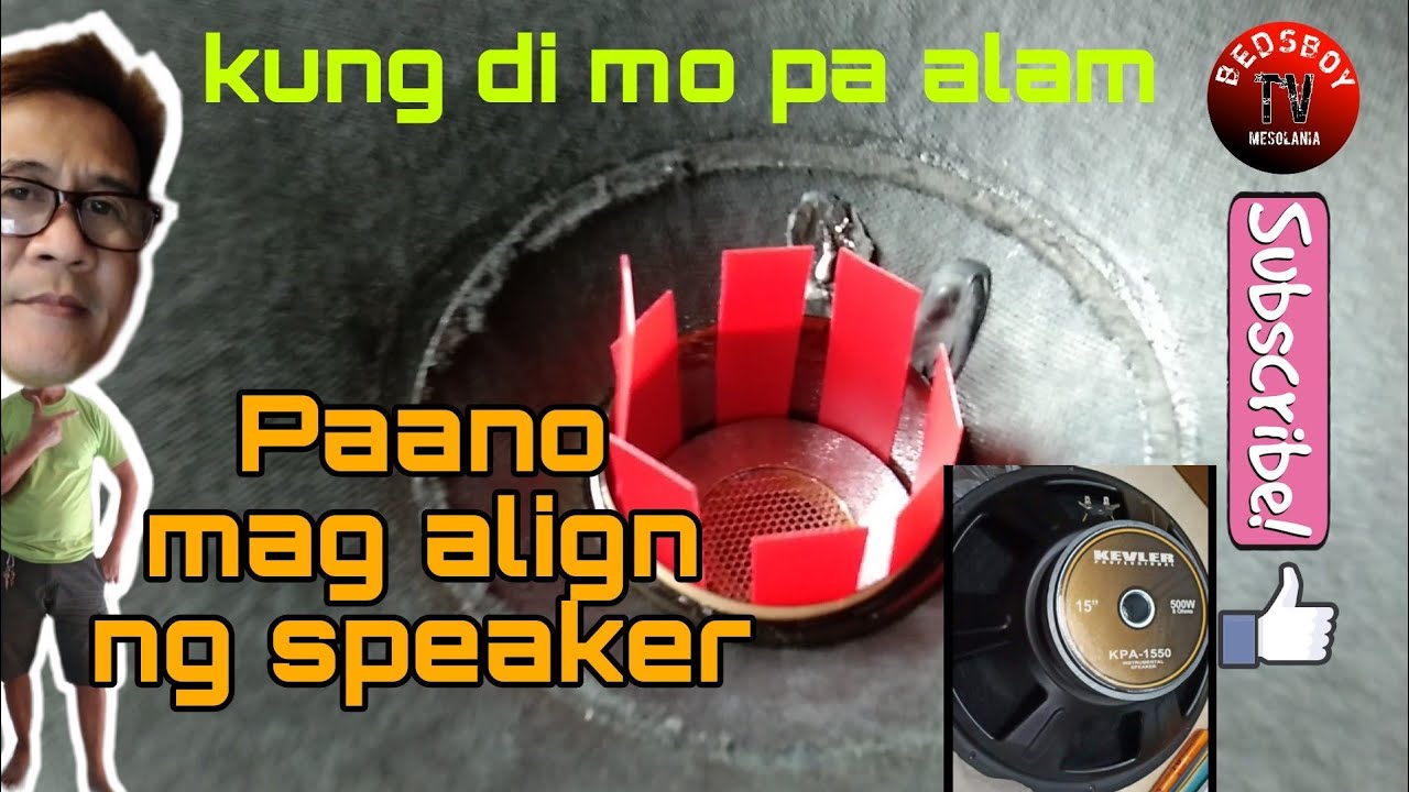 Do it yourself Speaker AlignmentGaralgal na Speaker Pano ayusin YouTube