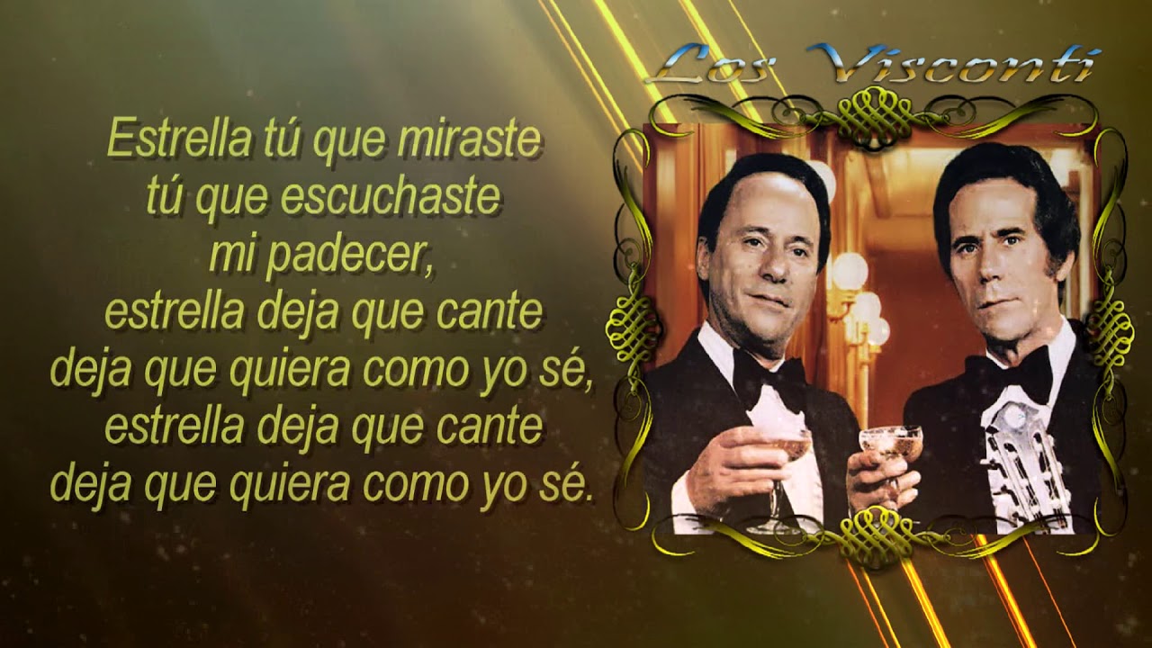 Los Visconti   De Mi Esperanza   Letra